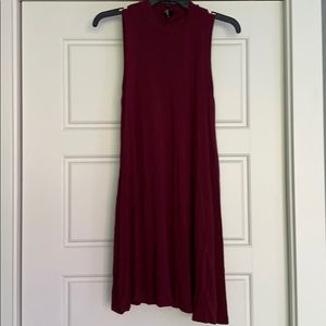 Maroon Swing Dress
